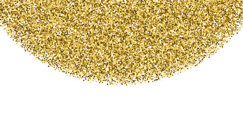 Gold glitter luxury sparkling confetti. Scattered 