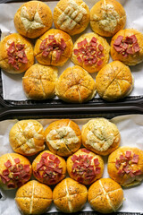 Mini Korean Garlic Cream Cheese Bread 