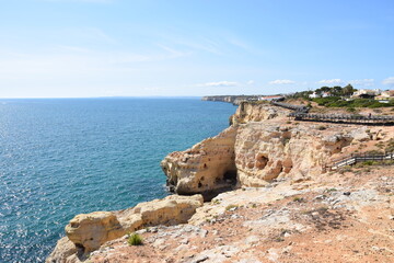 Fototapeta na wymiar Algar Seco, Algarve, Portugal