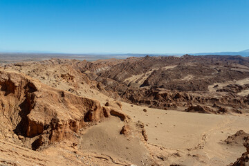 Fototapeta na wymiar Valle de la Luna, San Pedro de Atacama