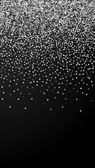 Silver glitter luxury sparkling confetti. Scattere