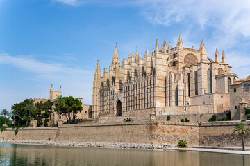 Fototapeta na wymiar Catedral de Palma de Mallorca, España