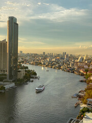 Fototapeta premium Bangkok city skyline