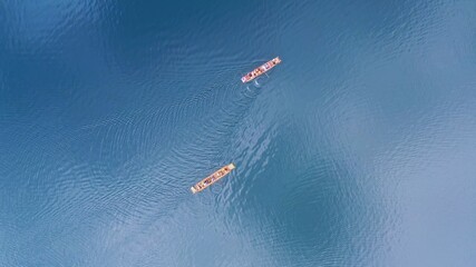 Fototapeta premium boat in the lake