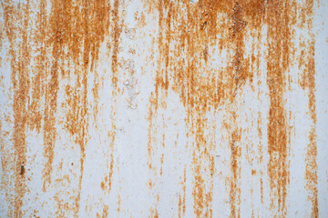 Rust on metal sheets surface texture background pattern.