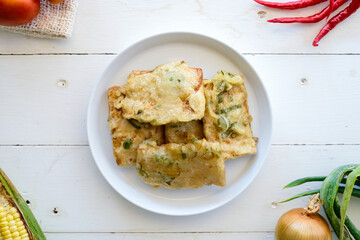 Tempe Mendoan is a traditional food from Indonesia