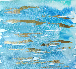hand drawn watercolor abstract background