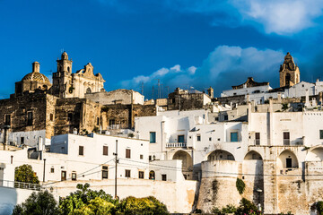 Panoramic view of Ostuni, Apulia, Italy