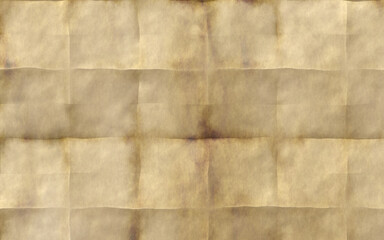 parchment paper letter map