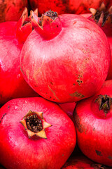 Granatäpfel / Close up