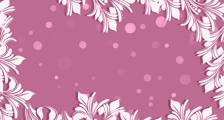 colorful swirl floral design backdrop for cards and banner.