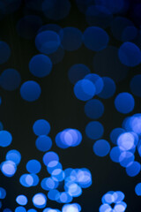 Close up on fiber optics - Shallow depth of field