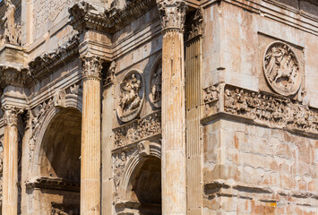 Obraz premium Arch of Constantine, Rome, Italy, Europe