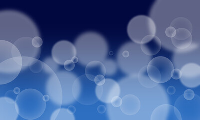 青色のシャボン玉背景
