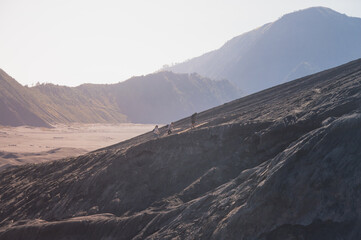 Naklejka premium mountain road in the mountains