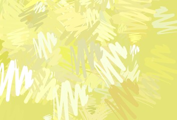 Light Yellow vector pattern with sharp lines.