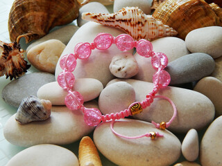 pink bracelet