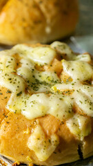 Korean Garlic Bread with Smoked Beef