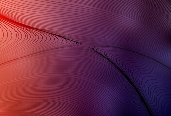 Dark Pink, Red vector layout with bent lines.