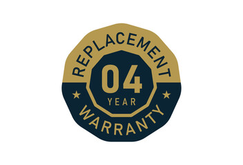 4 year replacement warranty, Replacement warranty images