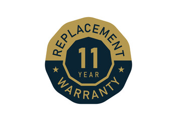 11 year replacement warranty, Replacement warranty images