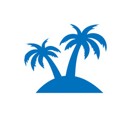 coconut tree icon. vector illustration. eps10