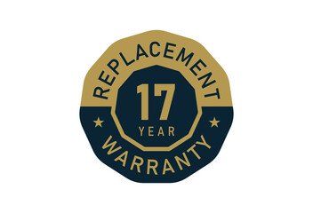 17 year replacement warranty, Replacement warranty images
