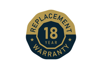 18 year replacement warranty, Replacement warranty images