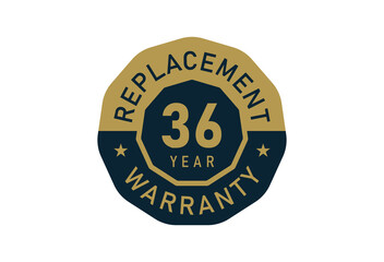 36 year replacement warranty, Replacement warranty images