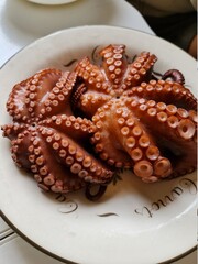 Octopuses on a plate
