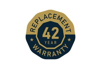 42 year replacement warranty, Replacement warranty images