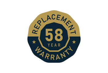 58 year replacement warranty, Replacement warranty images