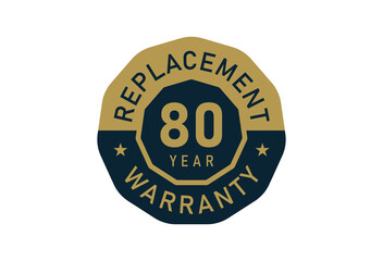 80 year replacement warranty, Replacement warranty images