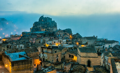 Fototapeta premium Monumental architecture of Matera, Basilicata, Italy