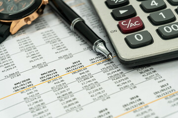 financial statement read and check number for business analysis
