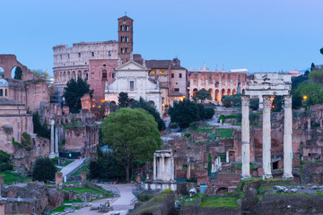 Obraz premium Roman Forum, Rome, Italy, Europe