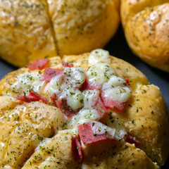 Korean Garlic Cheese Bread in Indonesia