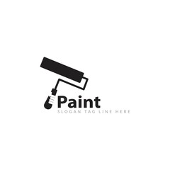 Painting logo, icon vector illustration