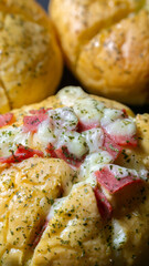 Korean Garlic Cheese Bread in Indonesia