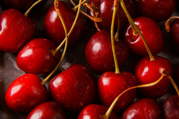 cherry background texture close up