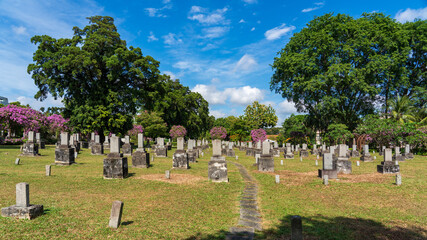 Daytime view of The Japanese Cemetery Park.