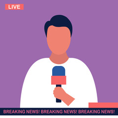 Breaking news concept