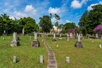 Daytime view of The Japanese Cemetery Park.