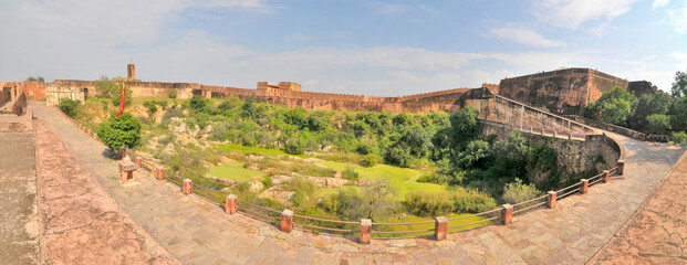 Jaigarh Fort  situated  near Amer in Jaipur, Rajasthan, India