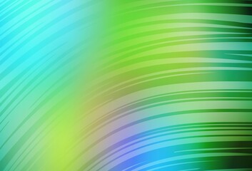 Light Blue, Yellow vector glossy abstract layout.