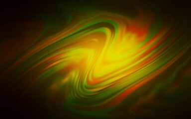 Fototapeta premium Dark Green, Yellow vector abstract blurred background. Colorful illustration in abstract style with gradient. Completely new design for your business.