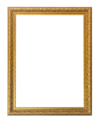 Gold picture frame