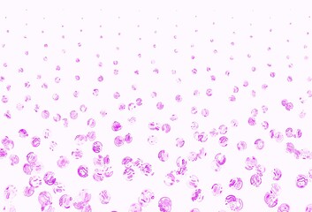 Light Purple vector background with spots.