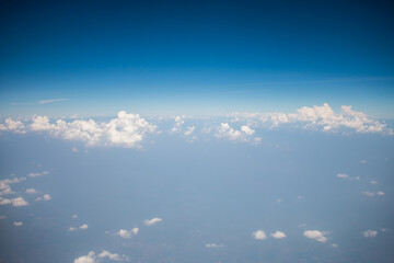 On sky and cloudy