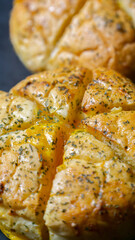 Korean Garlic Bread with Smoked Beef
